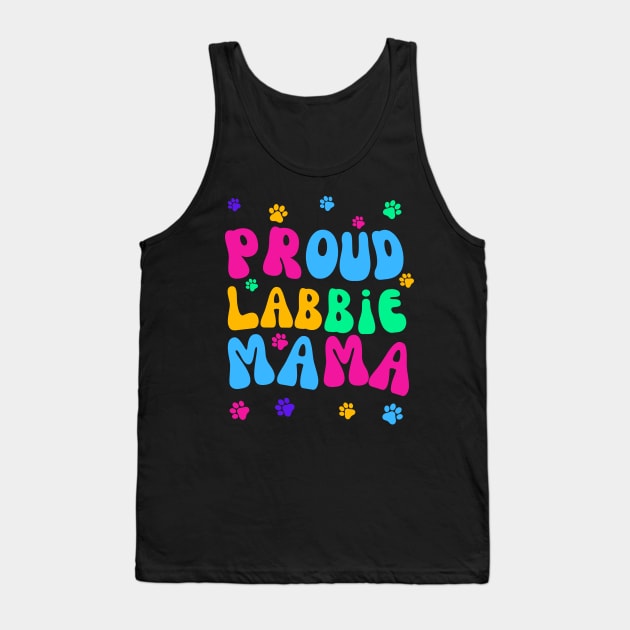 Proud Labbie Mama Tank Top by Doodle and Things